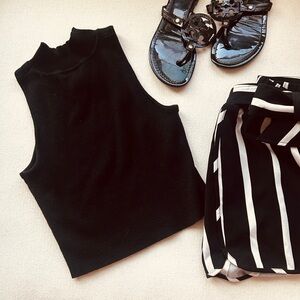 Papermoon Black Sleeveless Tank Top